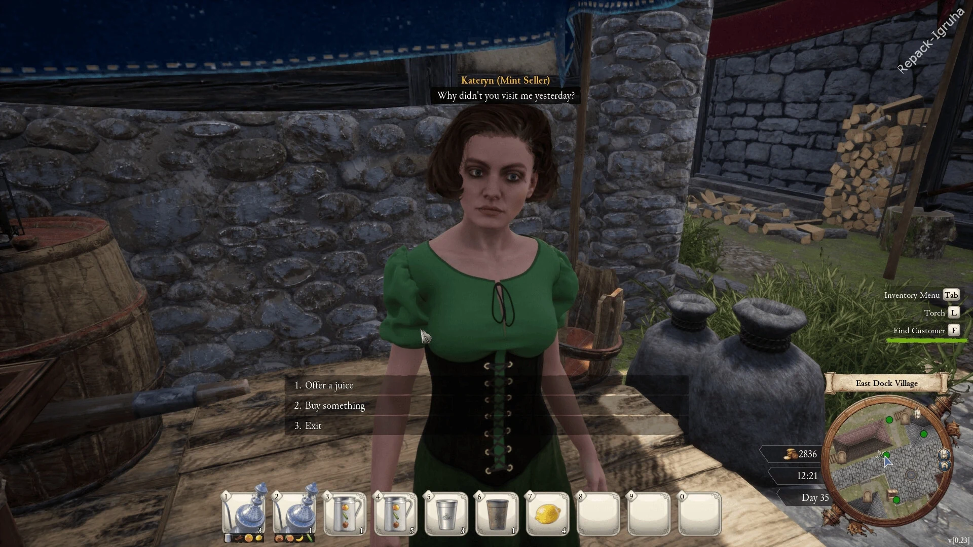 Скриншот игры Medieval Juice Crafter