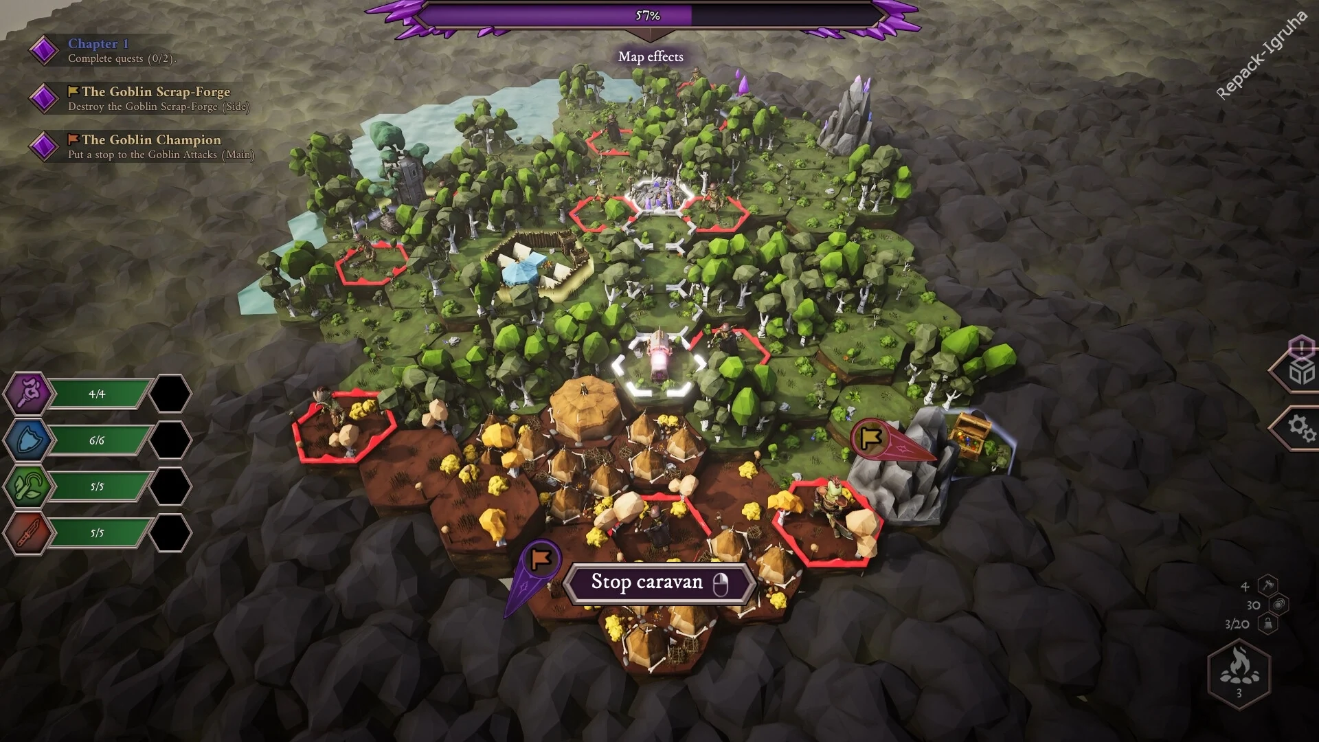 Скриншот игры Sigilfarer: A Dice-Rolling Roguelite
