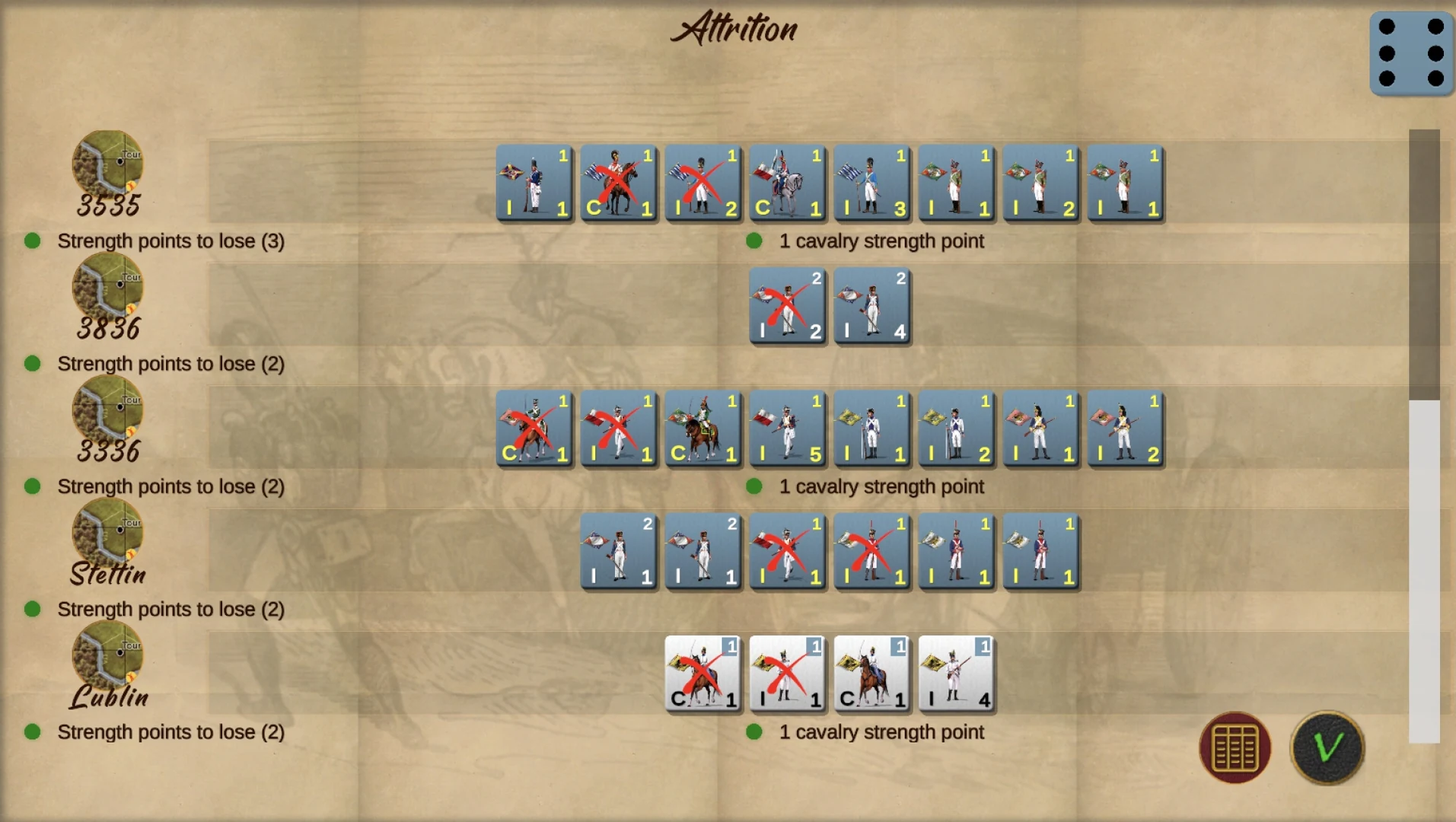 Скриншот игры Napoleon's Eagles