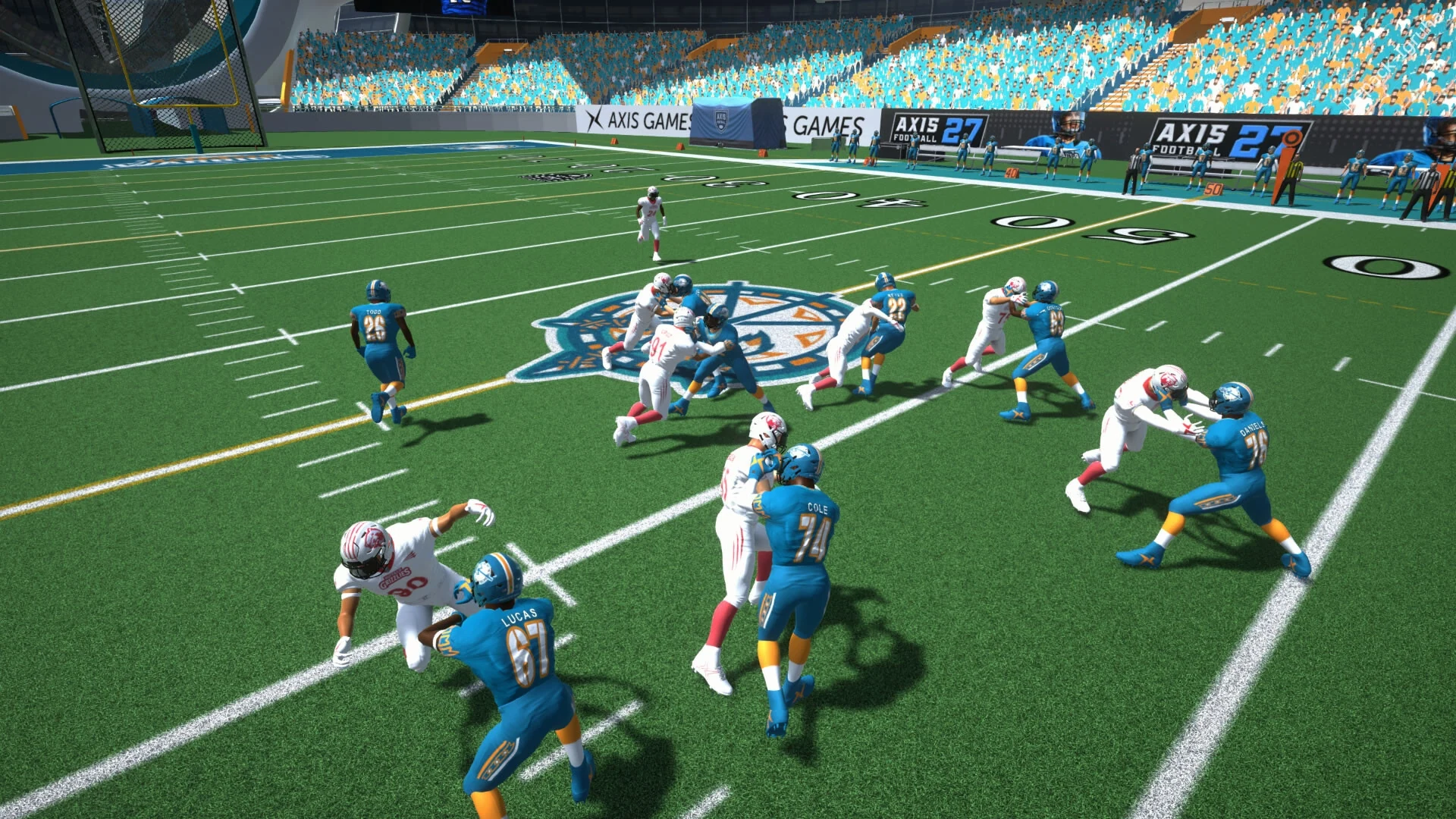 Скриншот игры Axis Football 2027
