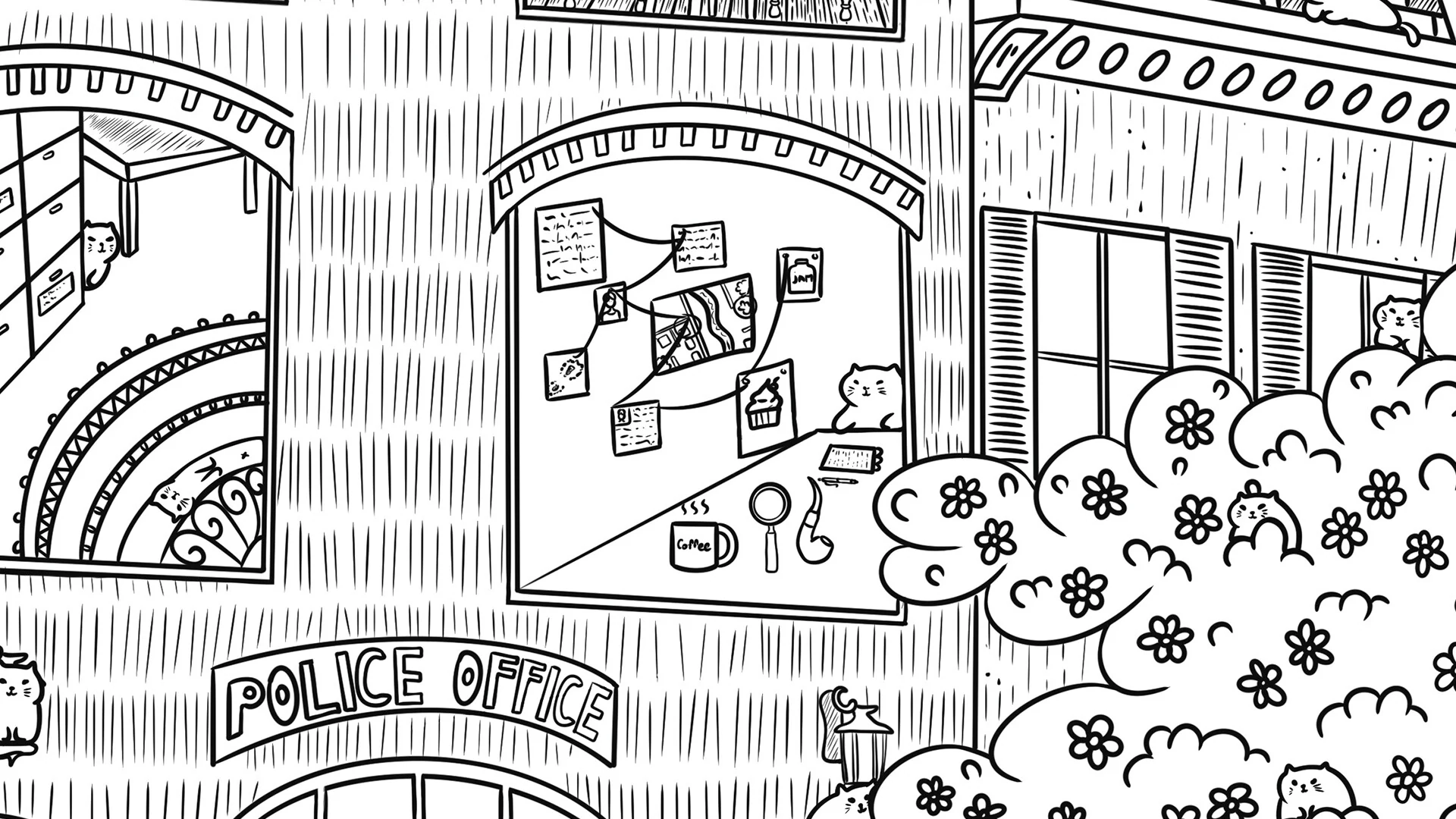 Скриншот игры 100 Crime Cats