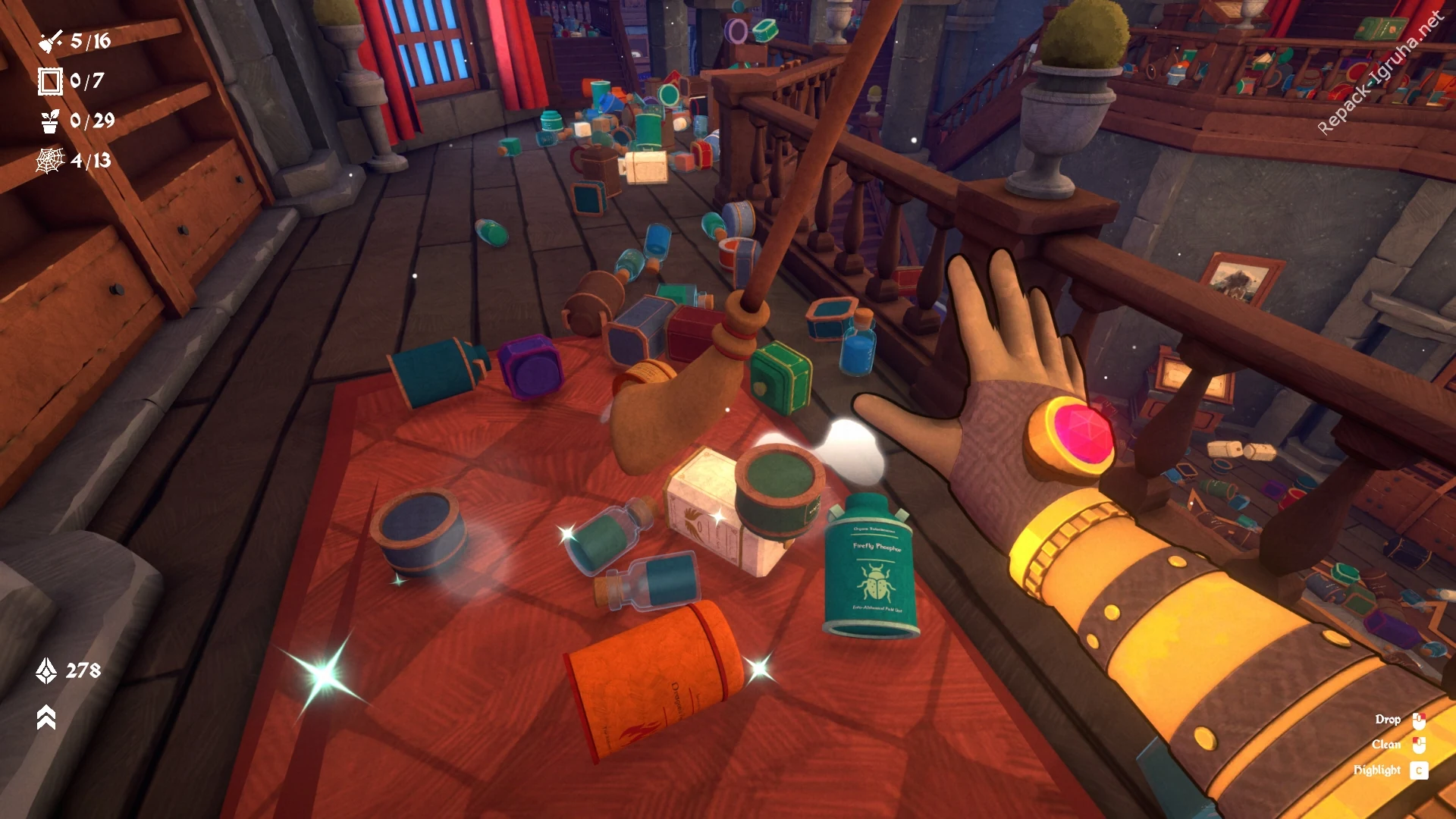 Скриншот игры Wand & Order: Tidy up the magic shop!