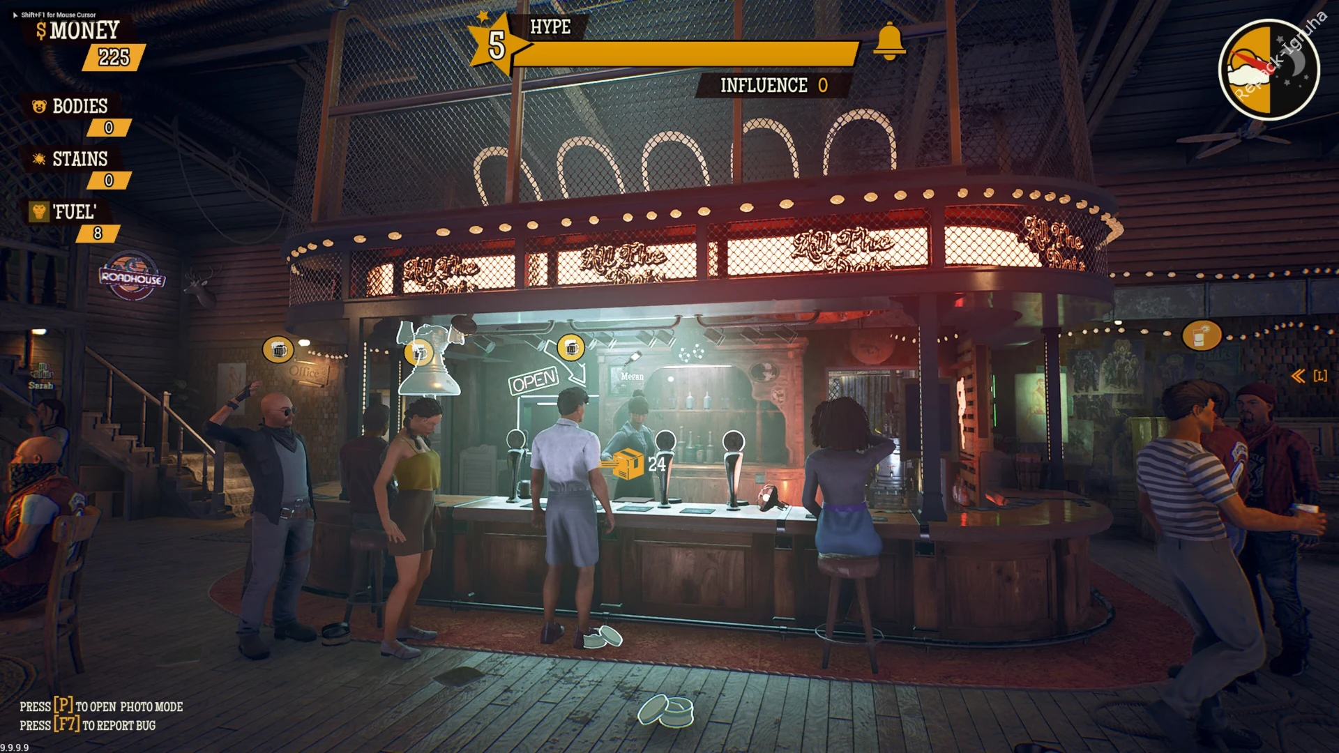 Скриншот игры Roadhouse Simulator