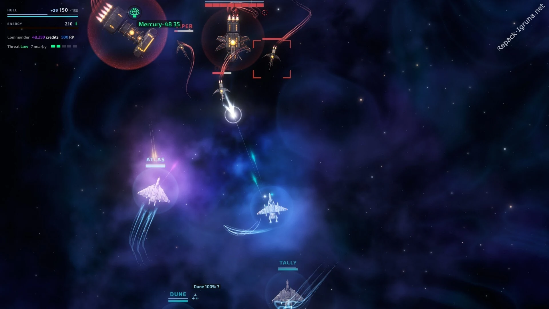 Скриншот игры Space Defender: Frontier Squadron