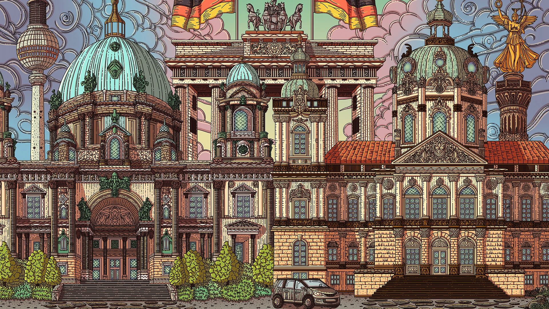 Скриншот игры 100 Berlin Cats