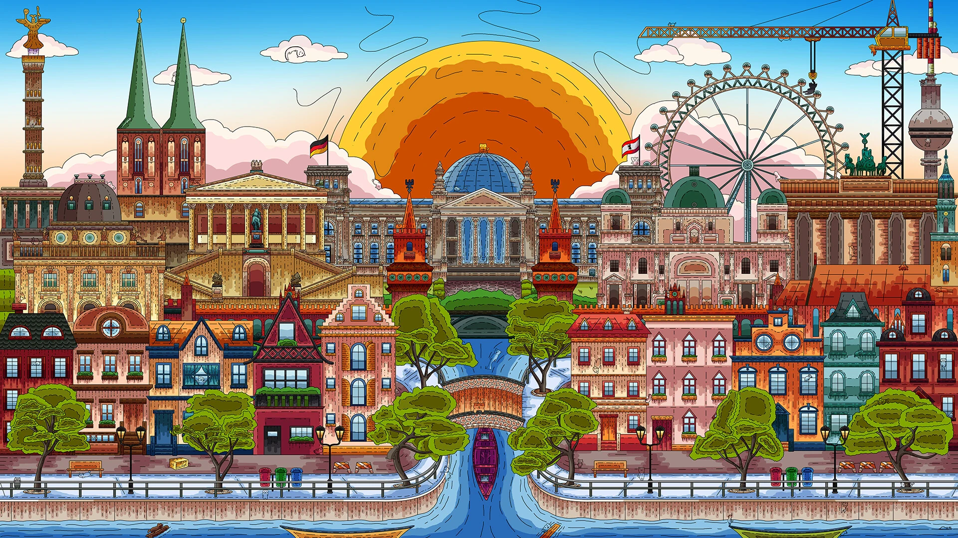 Скриншот игры 100 Berlin Cats