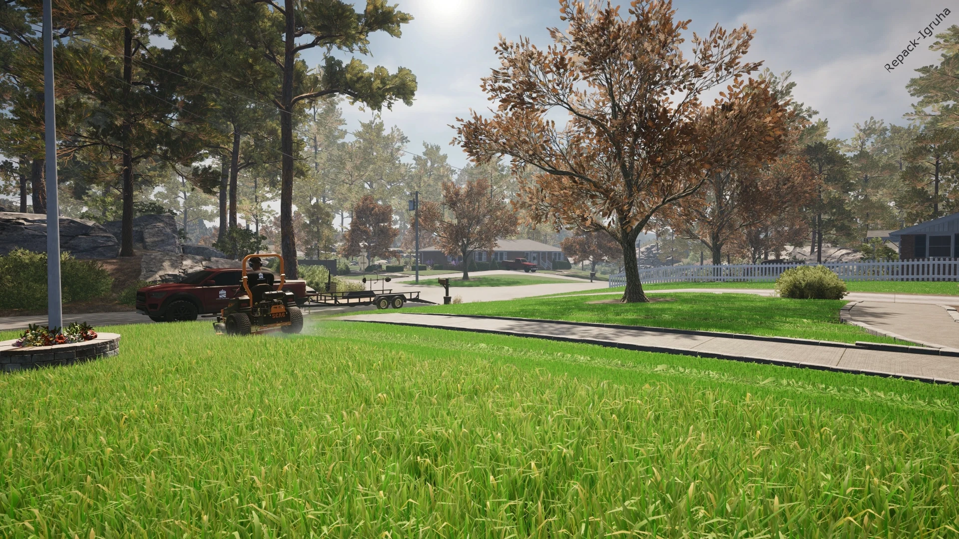 Скриншот игры Lawn Mowing Simulator 2