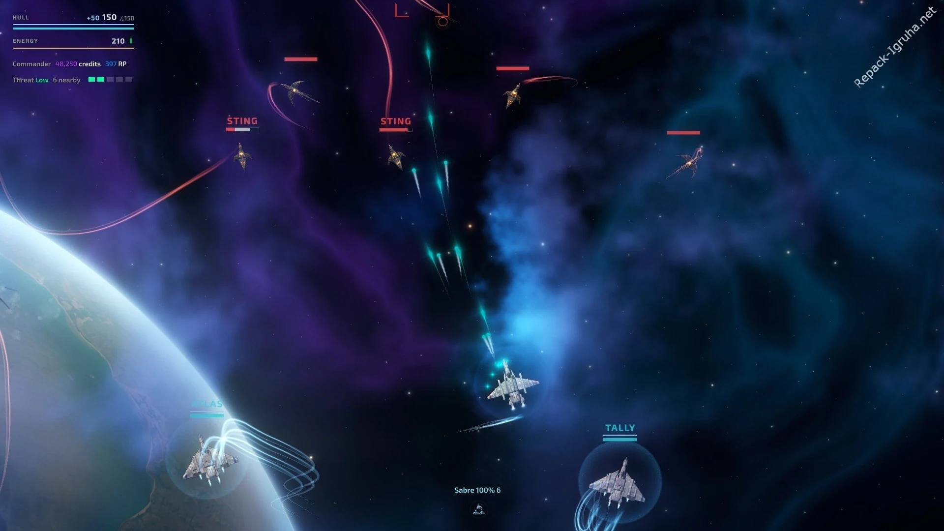 Скриншот игры Space Defender: Frontier Squadron