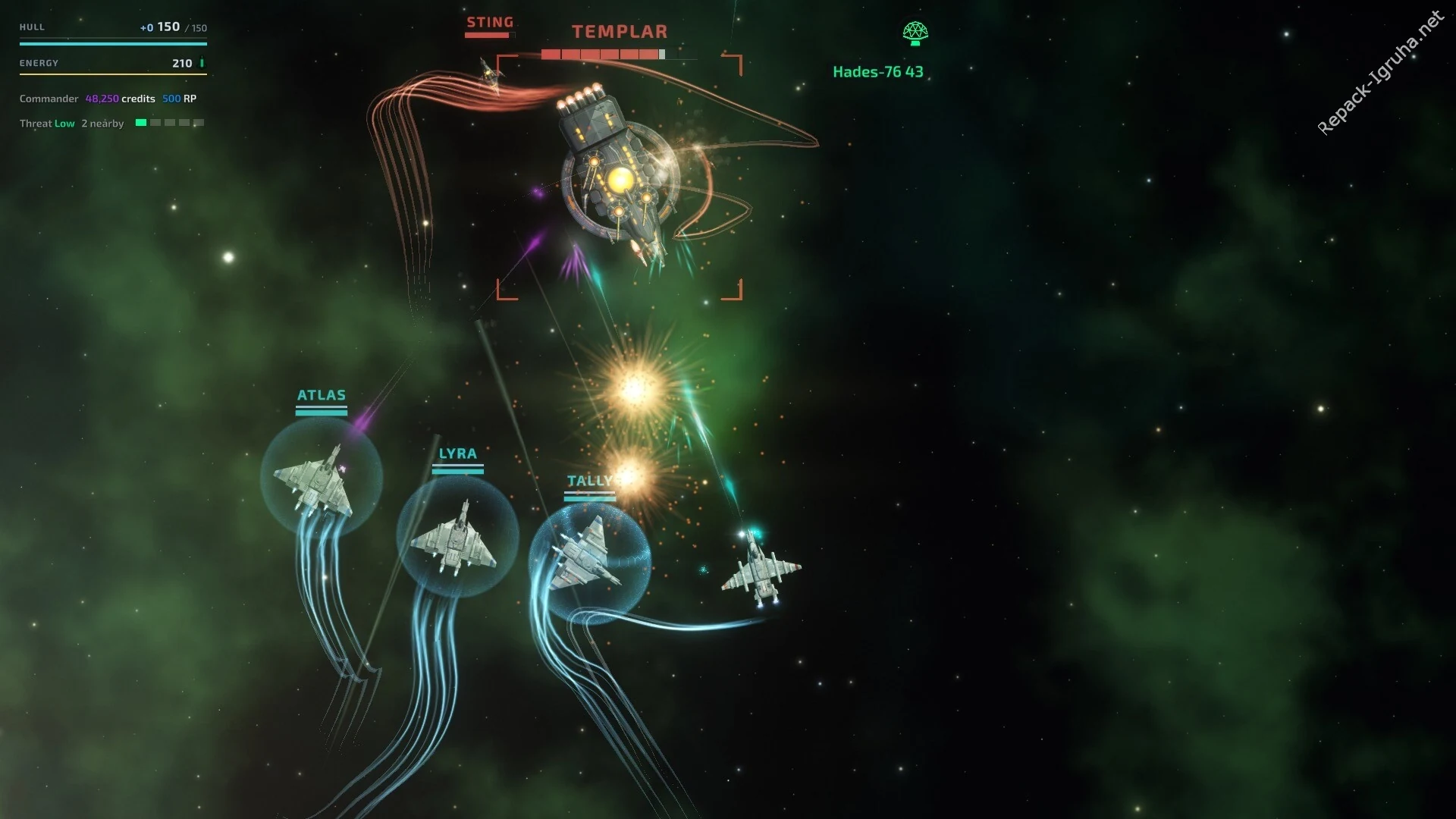 Скриншот игры Space Defender: Frontier Squadron
