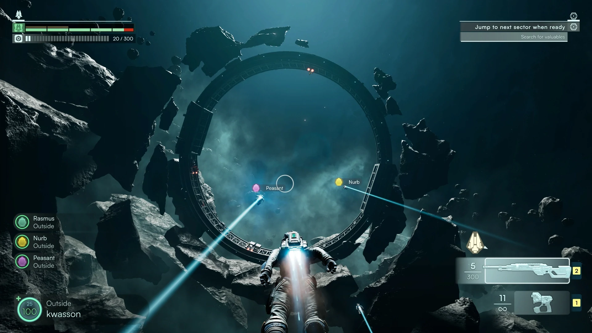 Скриншот игры Jump Space