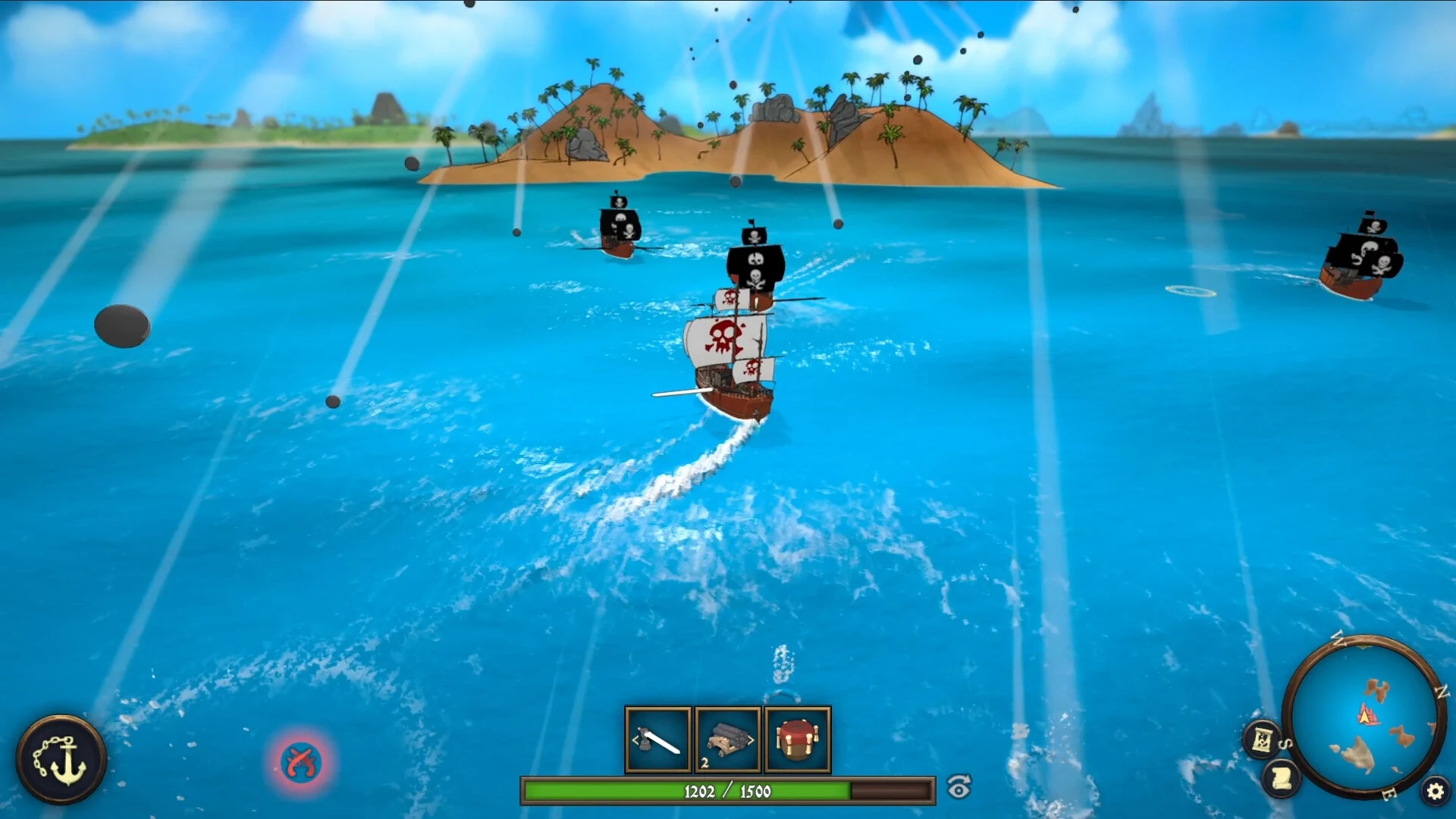 Скриншот игры Roguebound Pirates