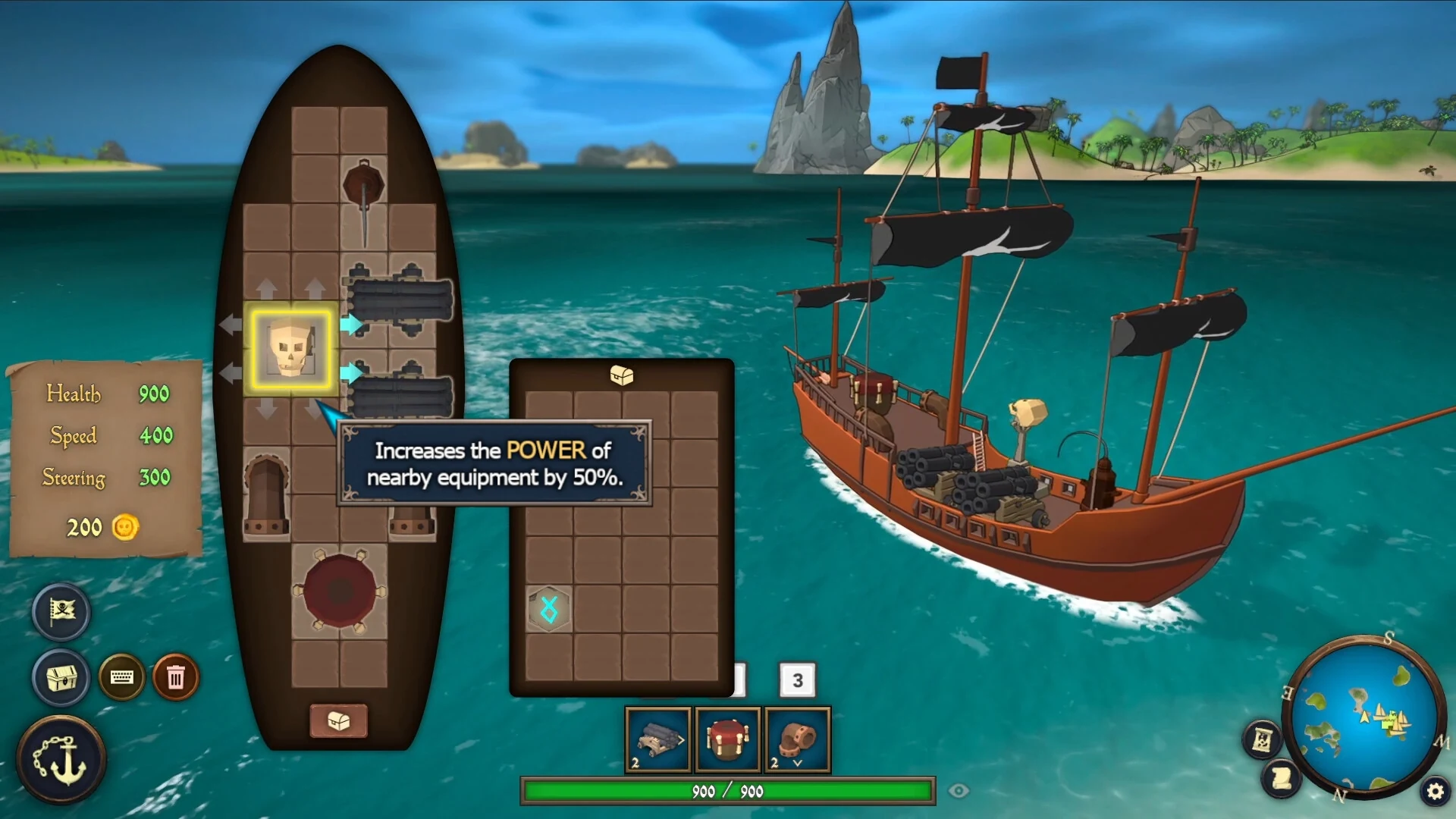 Скриншот игры Roguebound Pirates