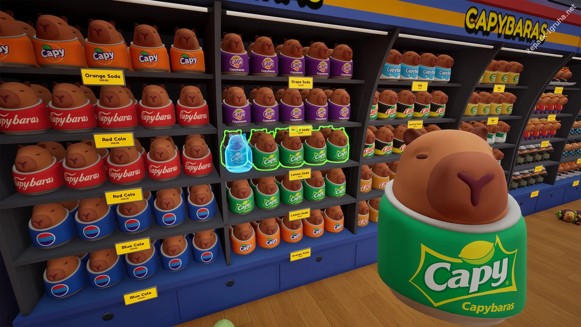 Скриншот игры Sort The Capybaras