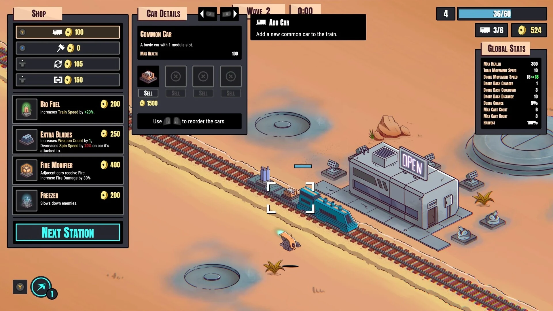 Скриншот игры Endless Rails
