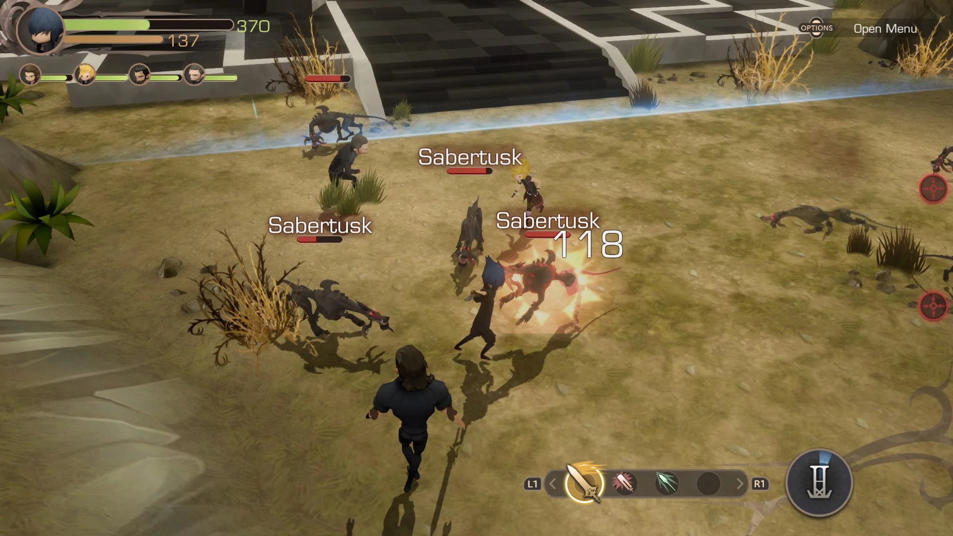 Скриншот игры Final Fantasy XV: Pocket Edition