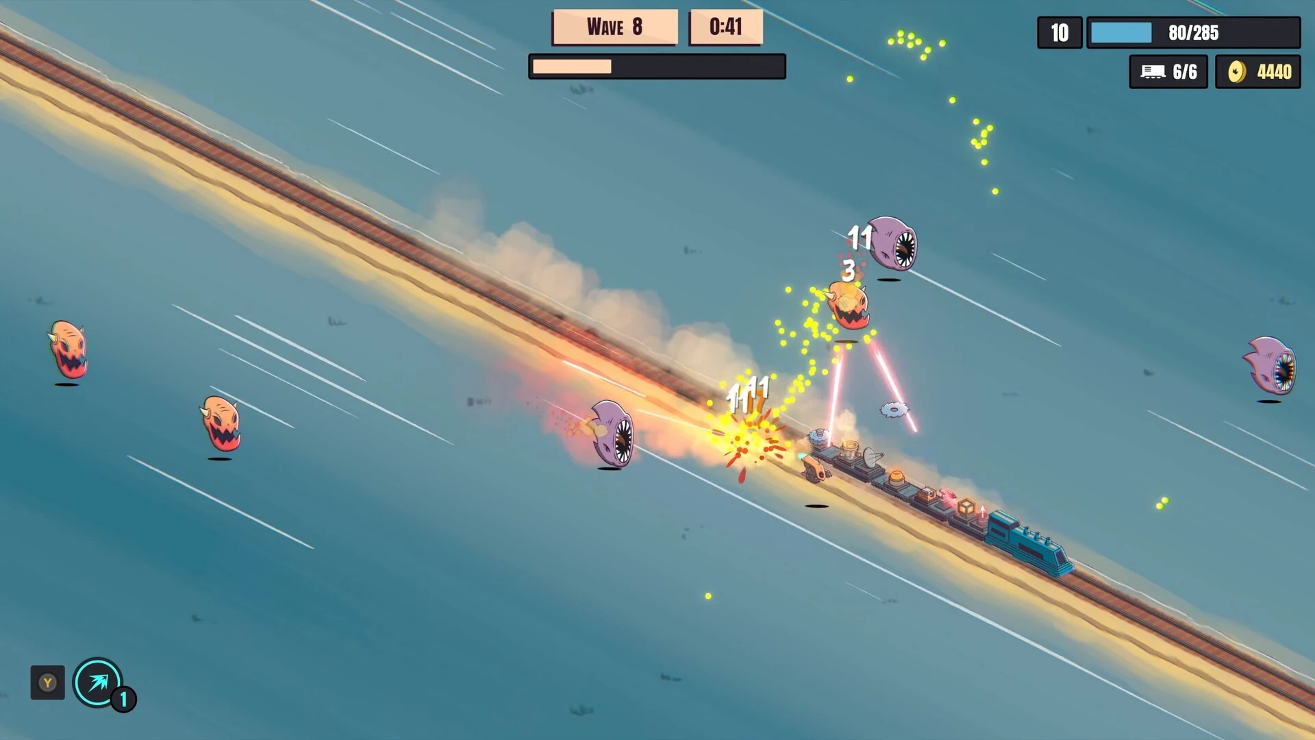 Скриншот игры Endless Rails