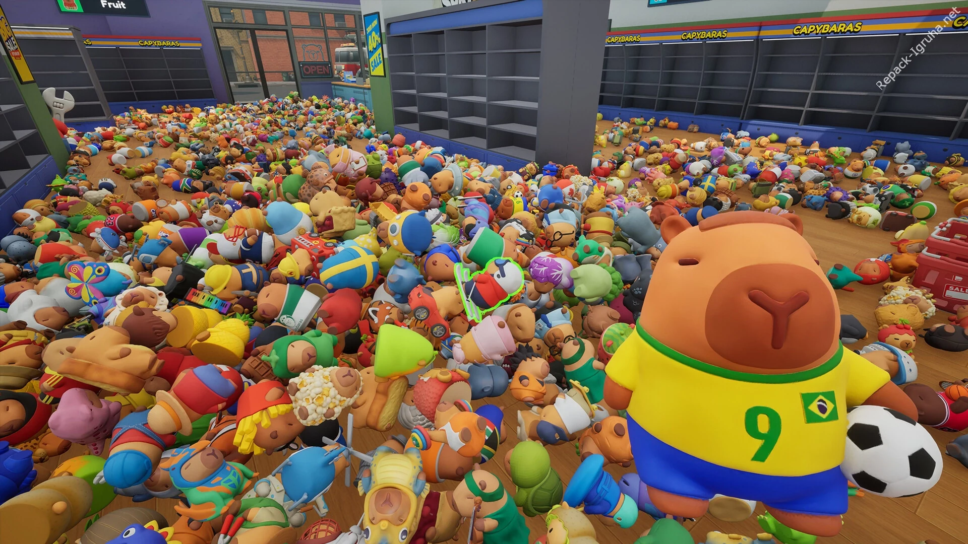 Скриншот игры Sort The Capybaras