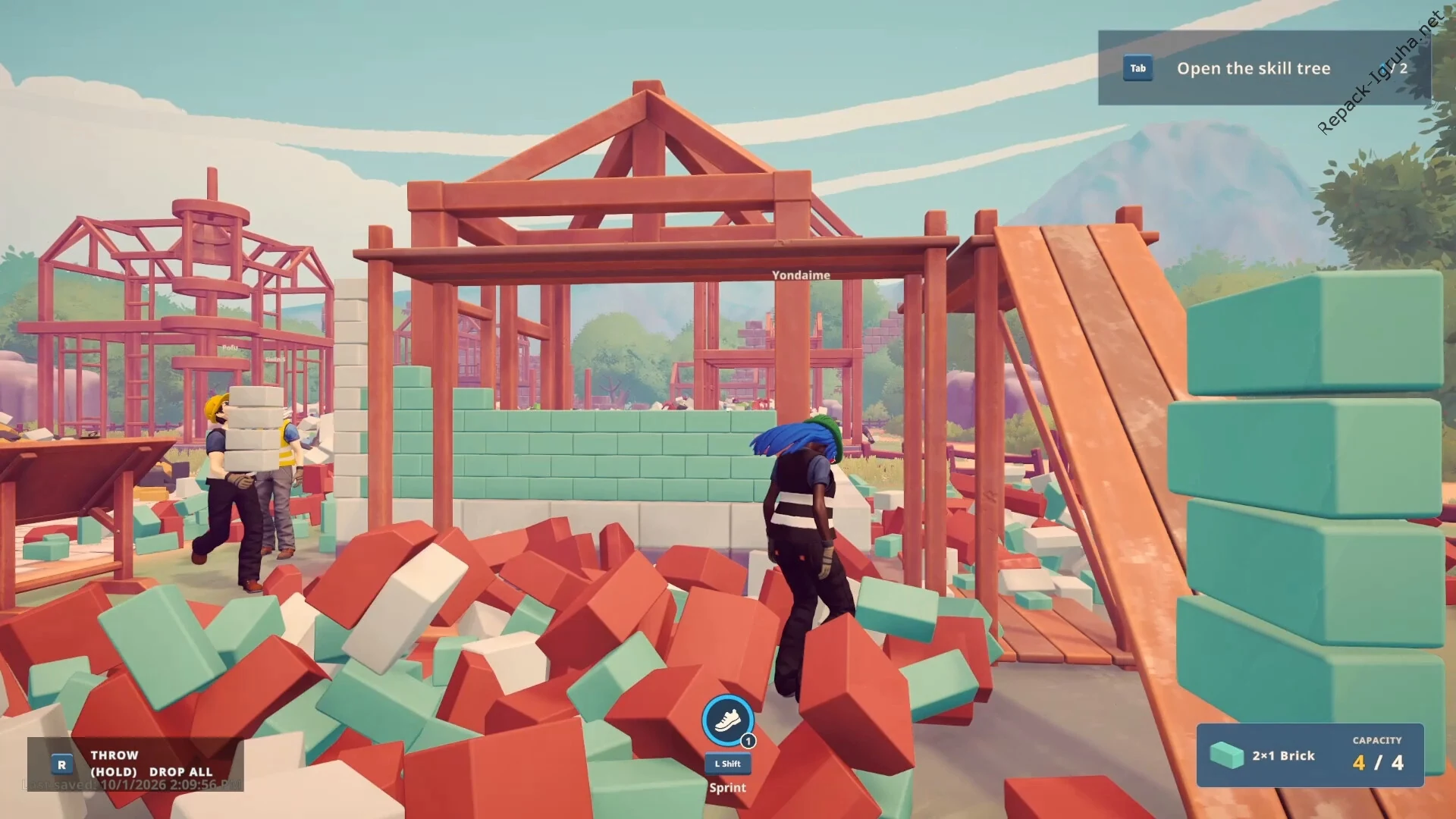 Скриншот игры Brick by Brick: Tidy Up the Small Town!