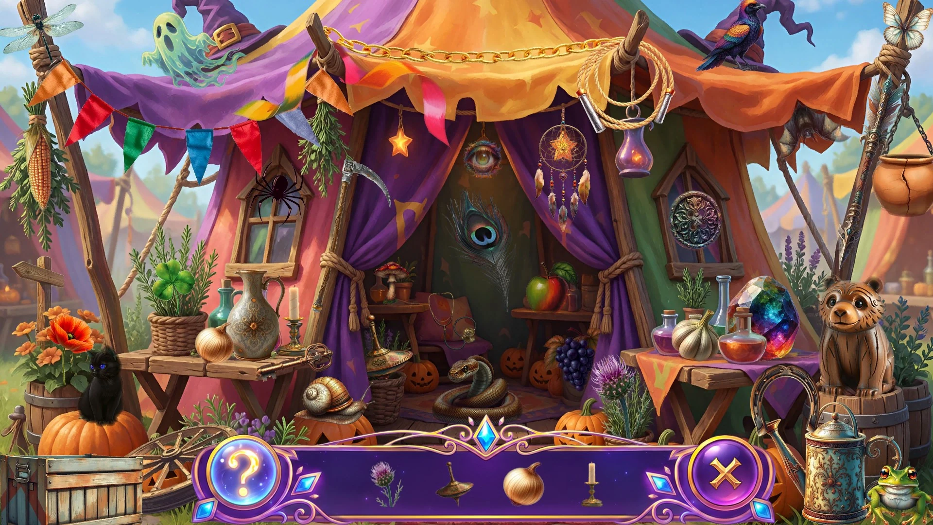 Скриншот игры Hidden Fair: Halloween Time