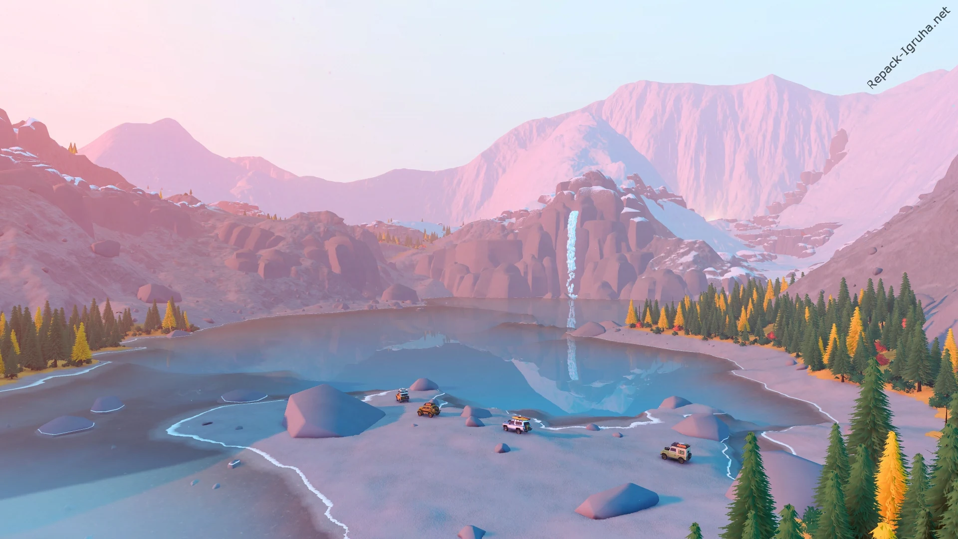Скриншот игры over the hill