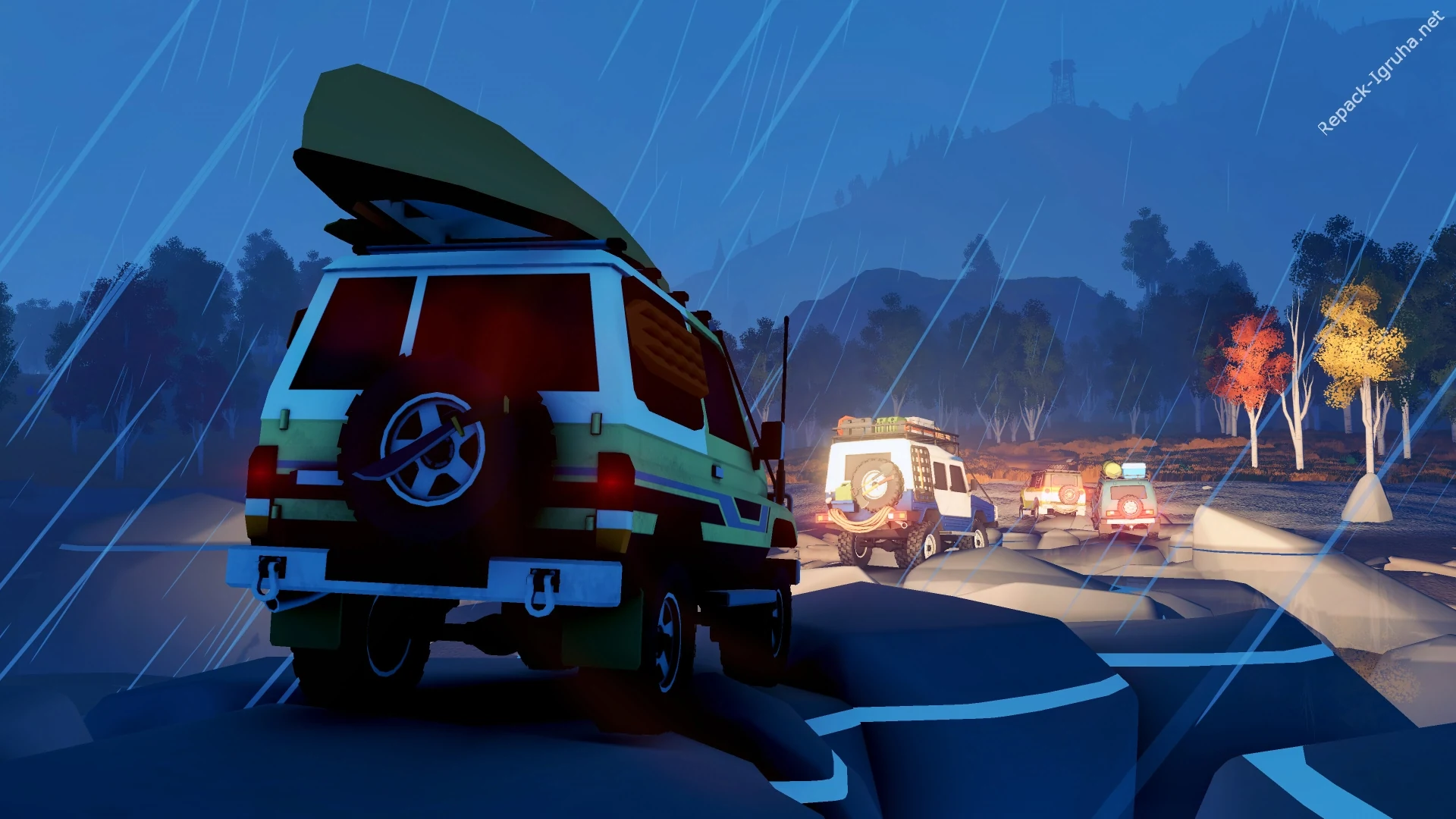 Скриншот игры over the hill