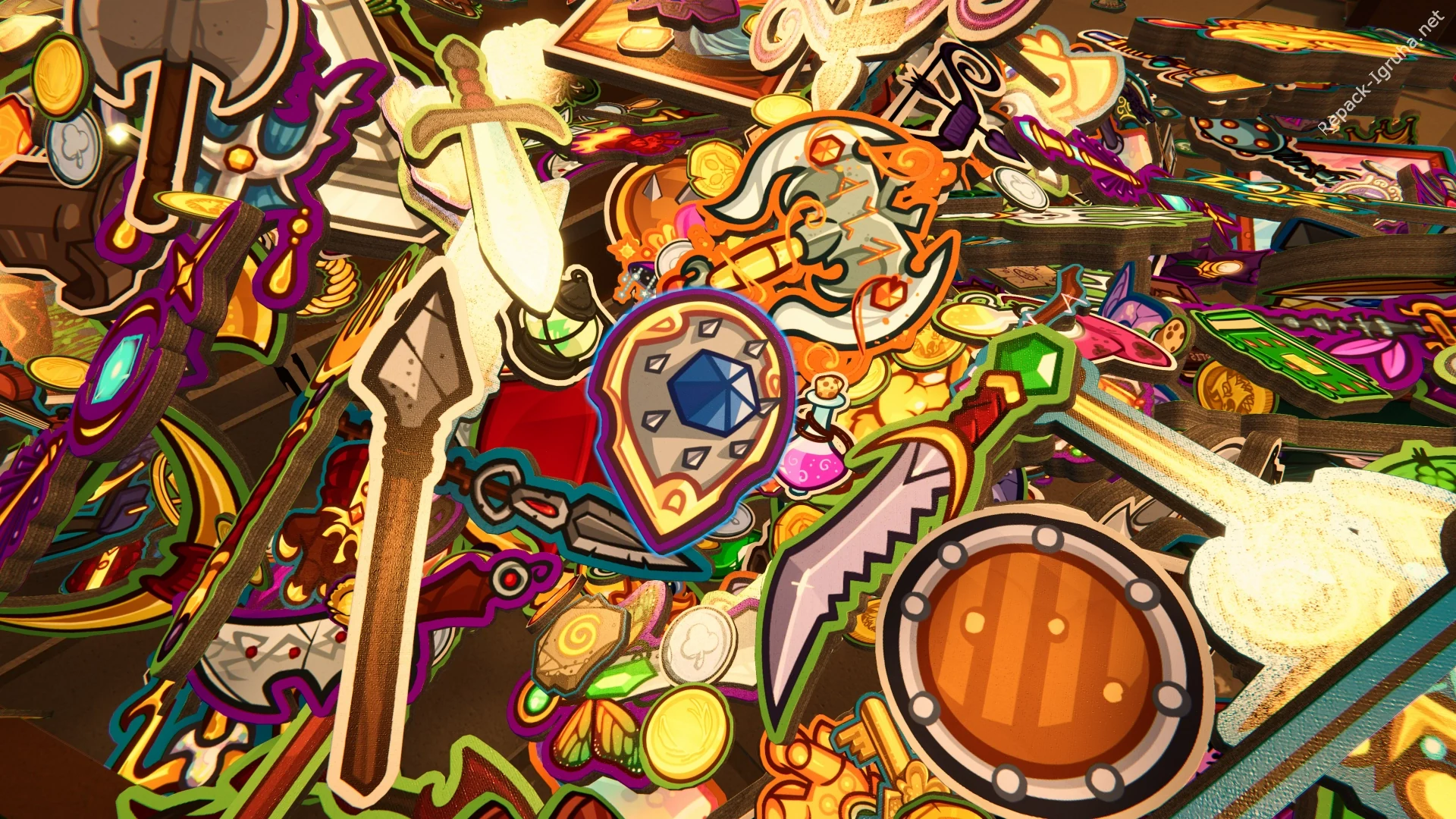 Скриншот игры Folded Fables: Tidy Up The Dragon Hoard