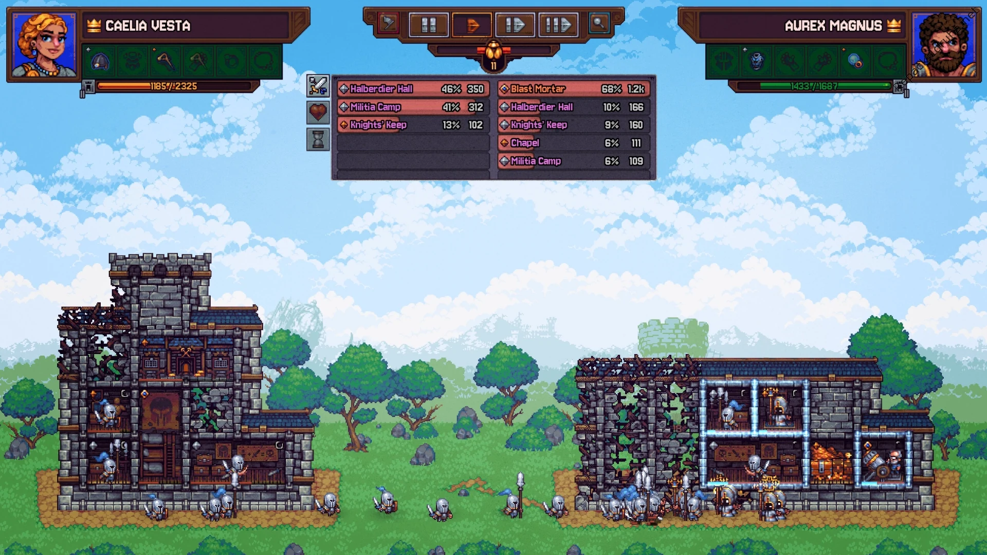 Скриншот игры Gridlords