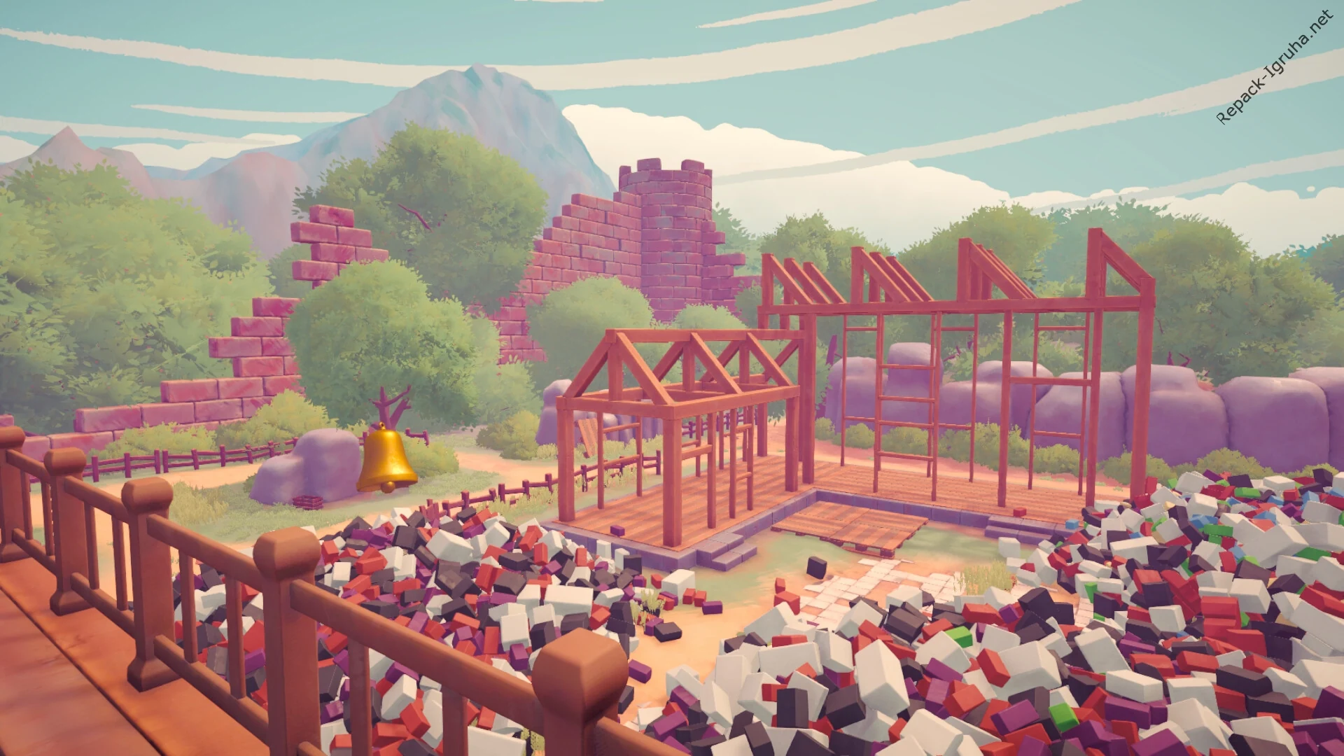Скриншот игры Brick by Brick: Tidy Up the Small Town!