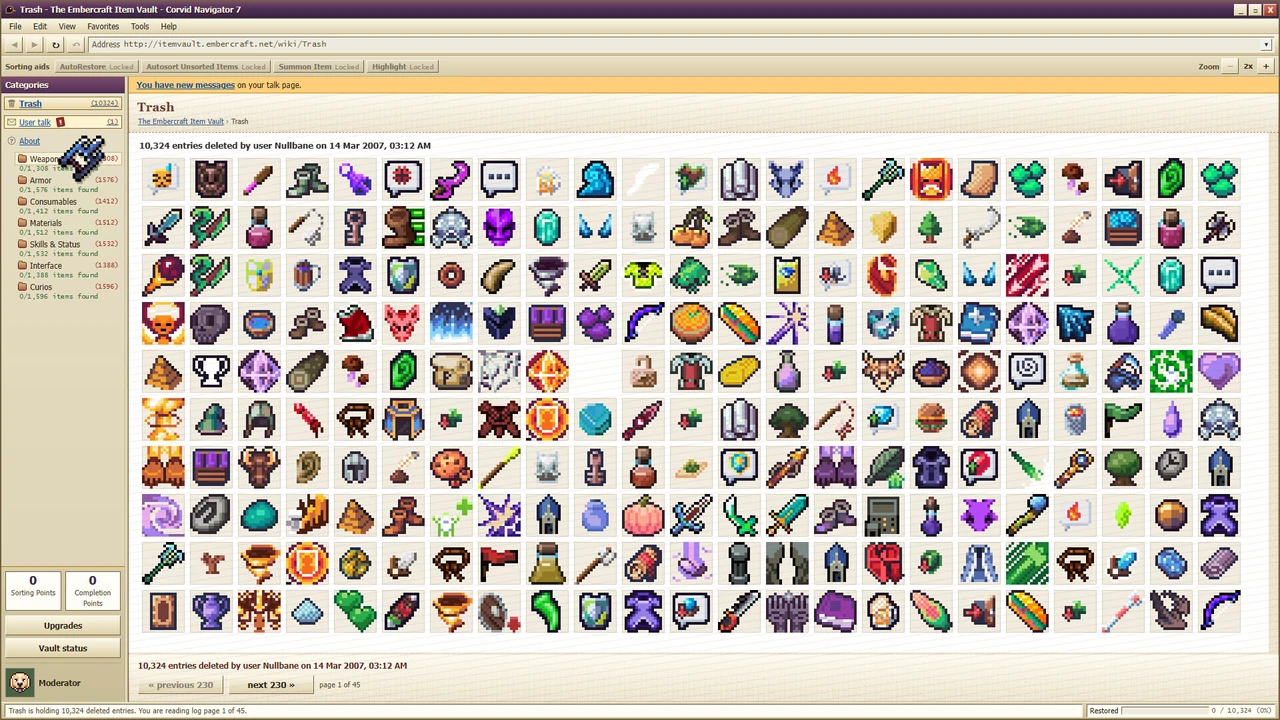 Скриншот игры Deleted Wiki: Clean Up the Lost Files