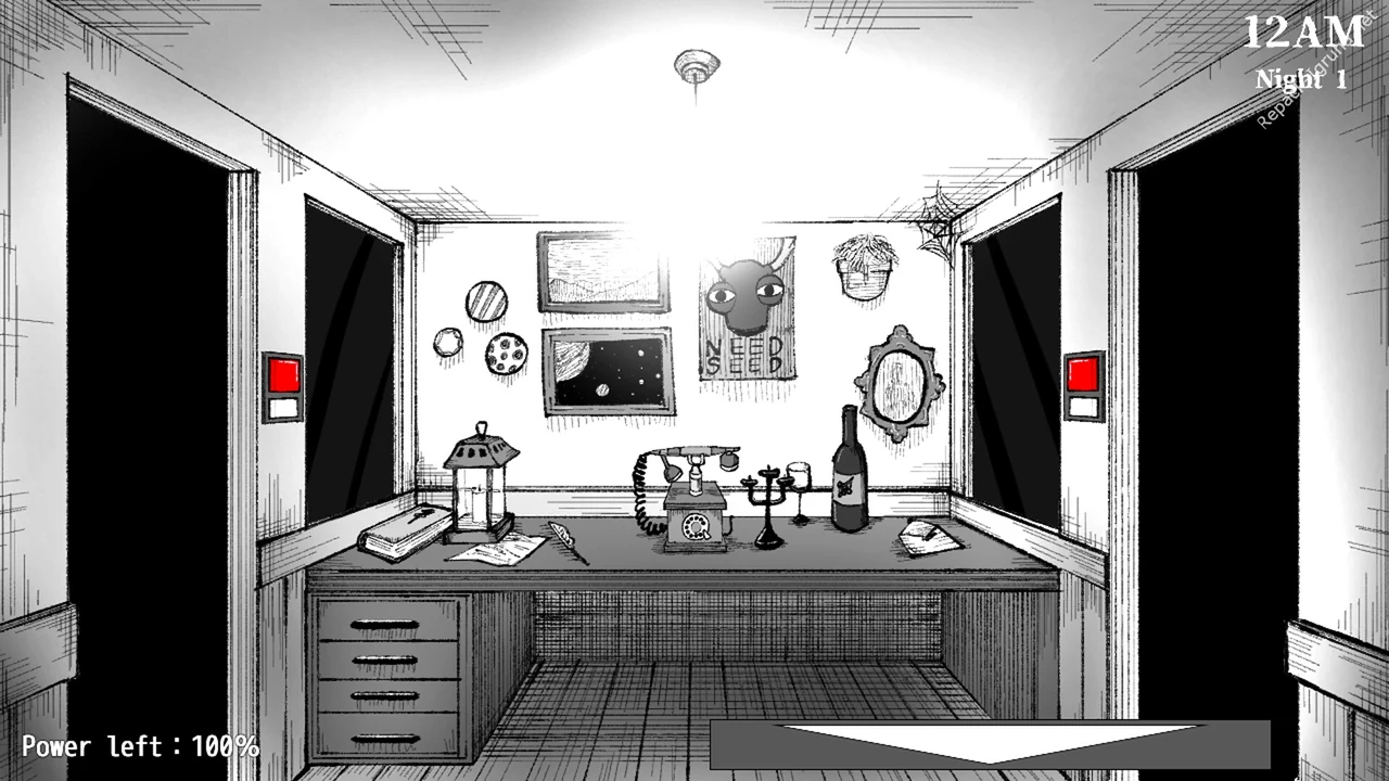 Скриншот игры Five Nights with Maids