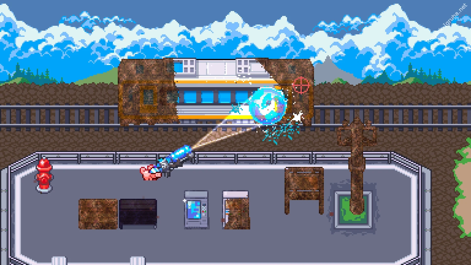 Скриншот игры Pixel Washer