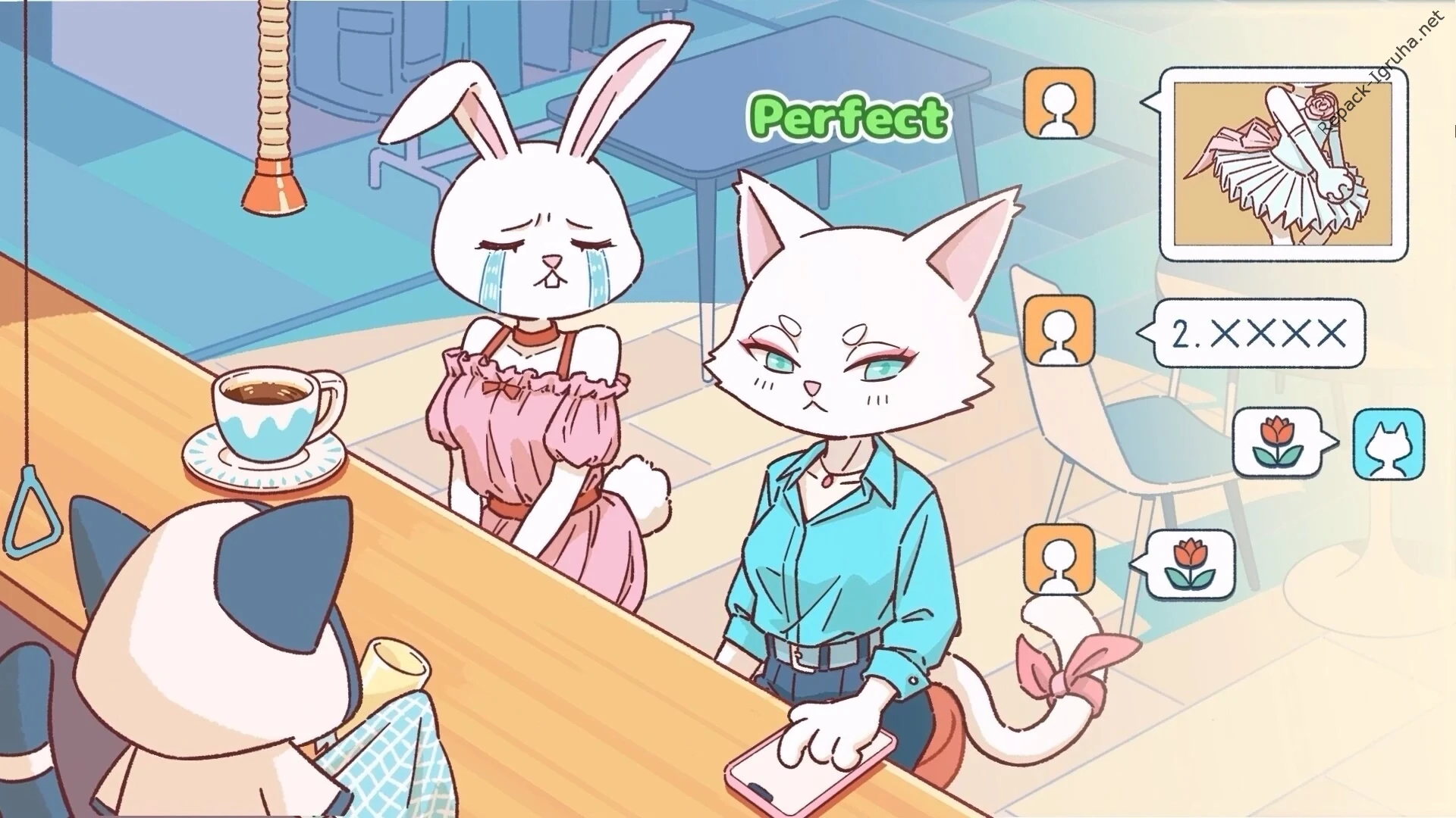 Скриншот игры Rhythm Animal Café