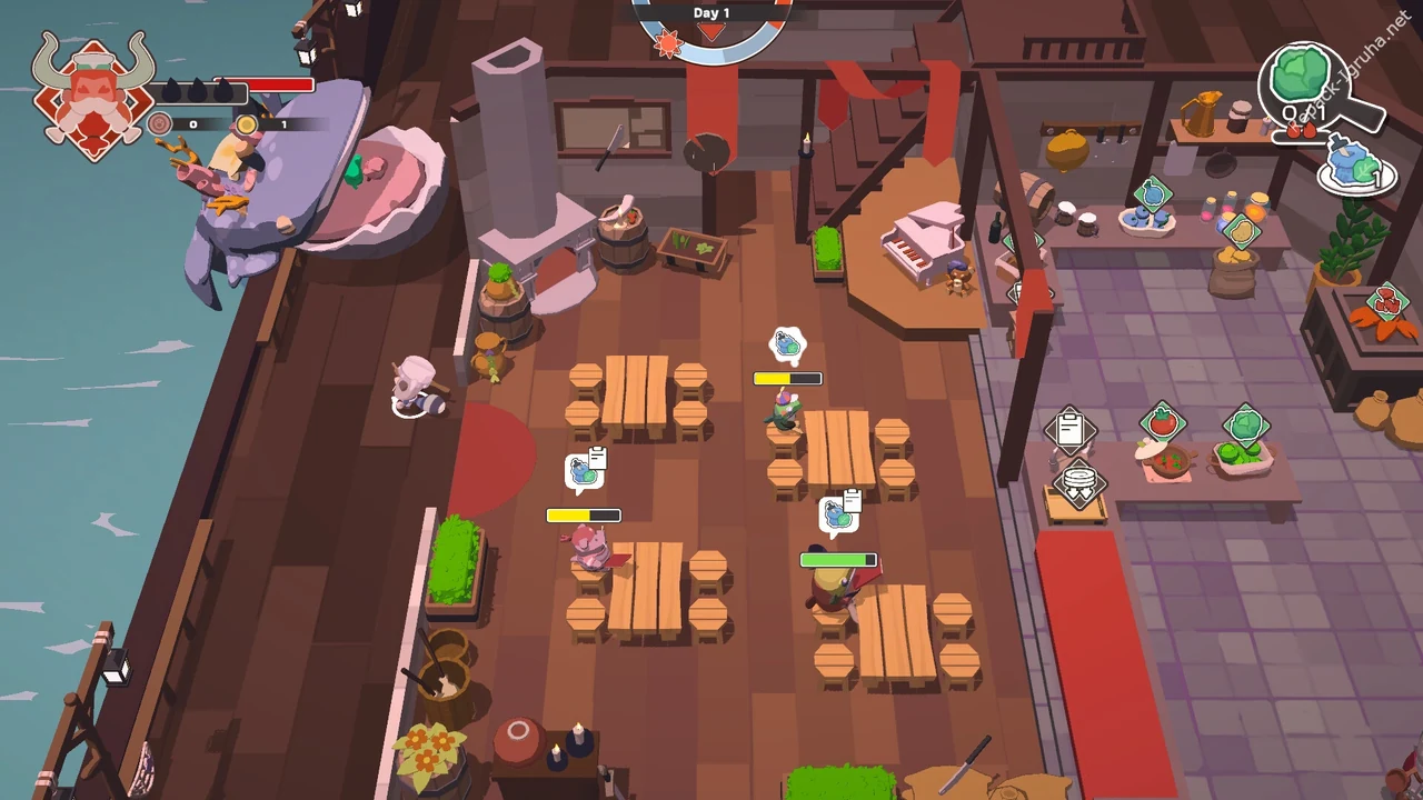 Скриншот игры Sous Raccoon