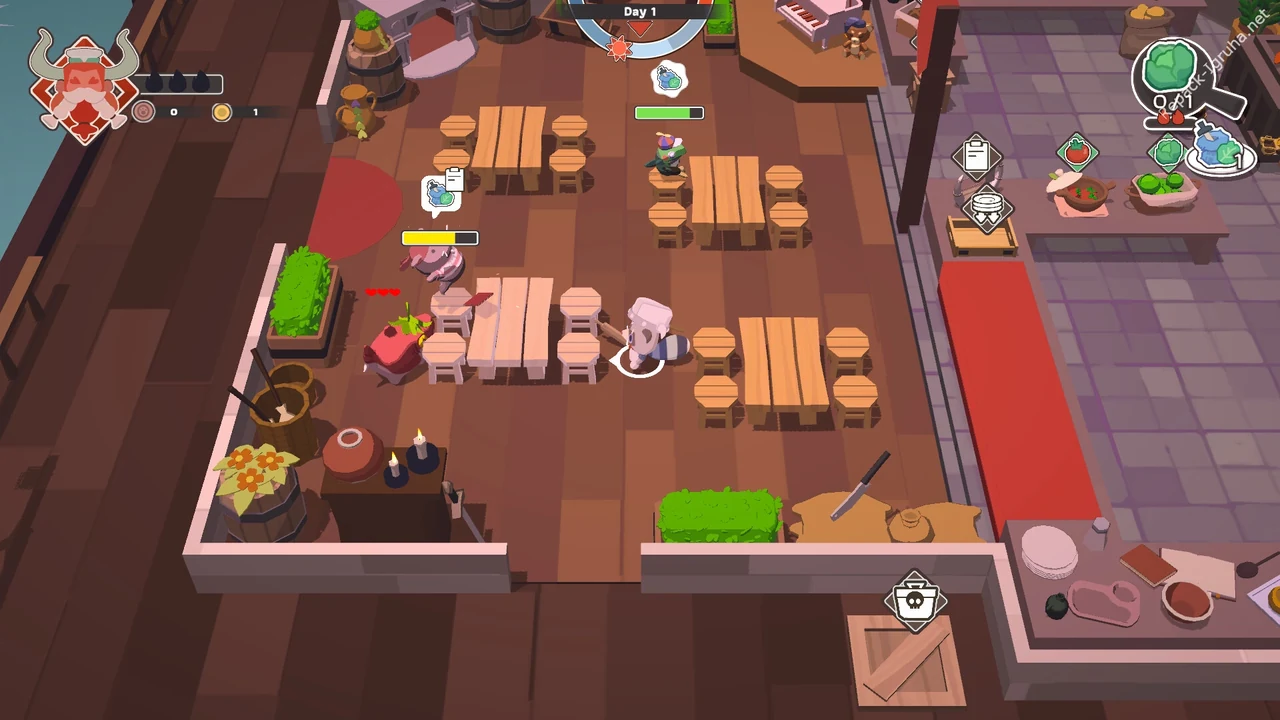 Скриншот игры Sous Raccoon