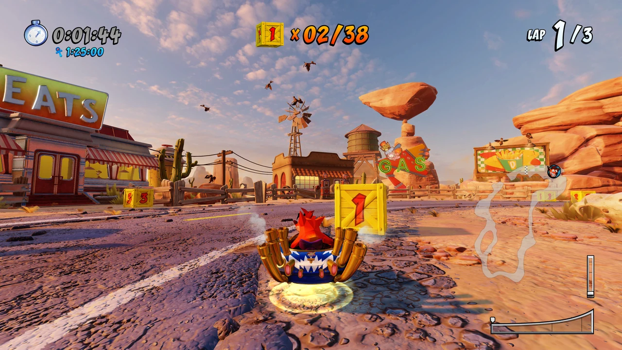 Скриншот игры Crash Team Racing Nitro-Fueled