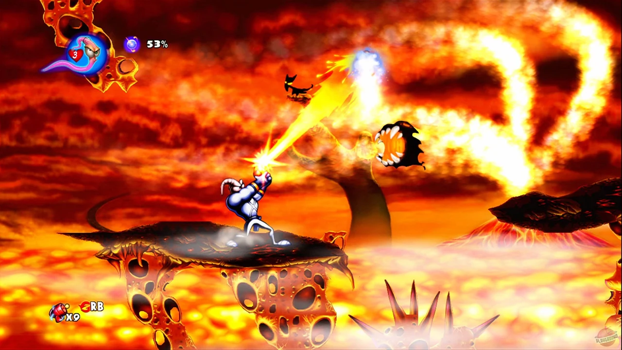 Скриншот игры Earthworm Jim HD