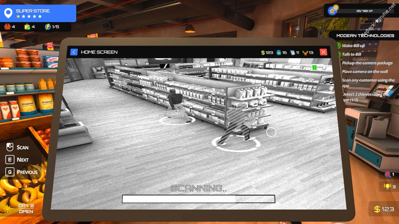 Скриншот игры Supermarket Guard Simulator