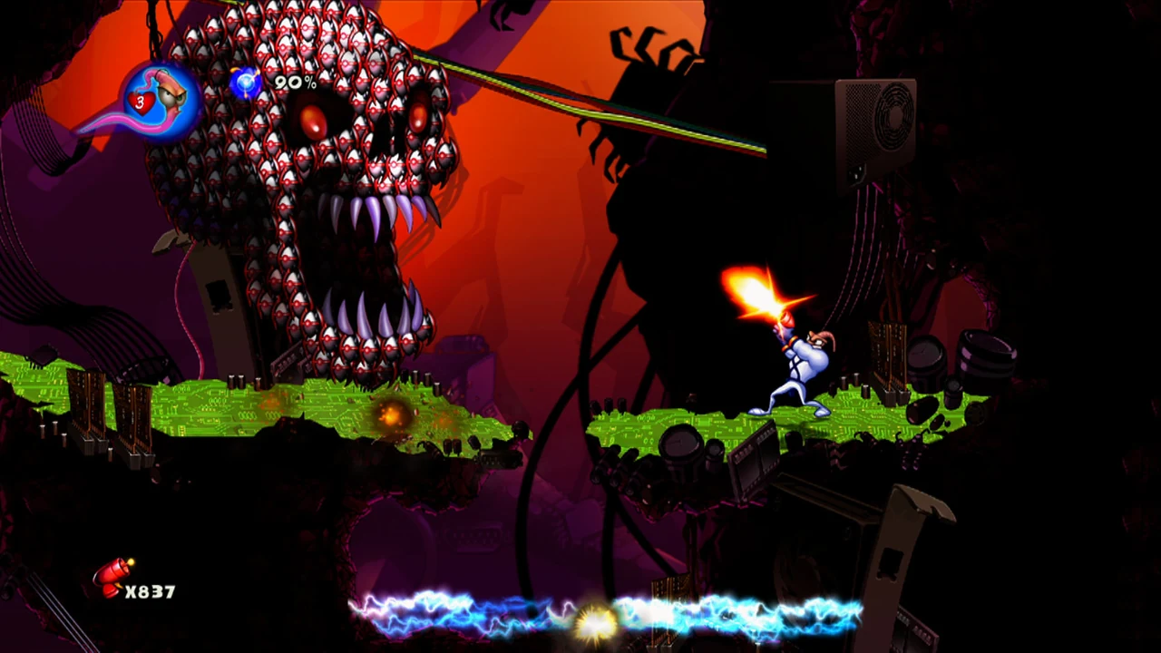 Скриншот игры Earthworm Jim HD