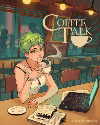 Постер игры Coffee Talk
