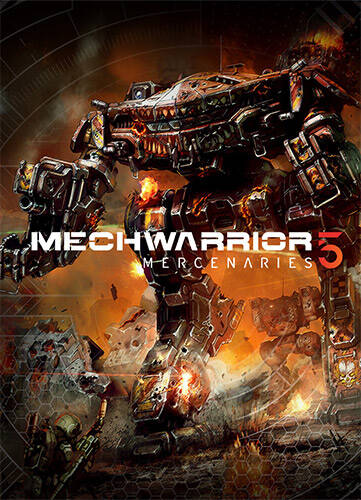 Постер игры MechWarrior 5: Mercenaries - JumpShip Edition