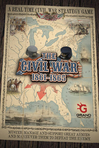 Постер игры Grand Tactician: The Civil War (1861-1865)