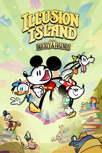 Постер игры Disney Illusion Island Starring Mickey & Friends