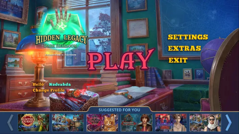 Постер игры Hidden Legacy: Dark Heirloom Collector's Edition