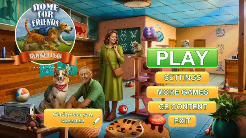 Постер игры Home for Friends: Beloved Pets Collector's Edition
