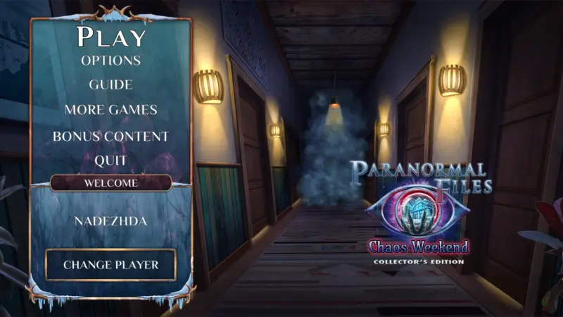 Постер игры Paranormal Files 13: Chaos Weekend Collector's Edition