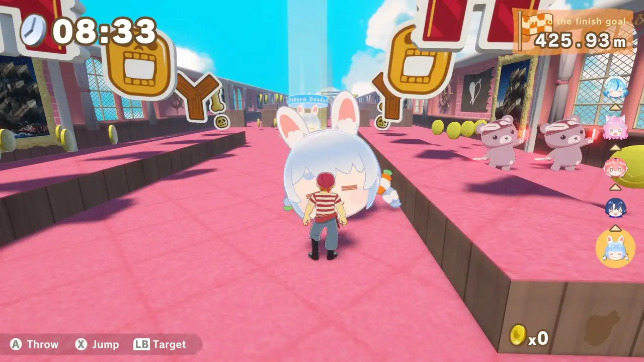 Скриншот игры hololive GoroGoro Mountain