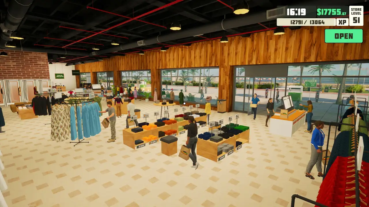 Скриншот игры siMarket Cloth Store Simulator