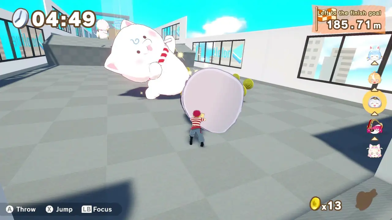 Скриншот игры hololive GoroGoro Mountain