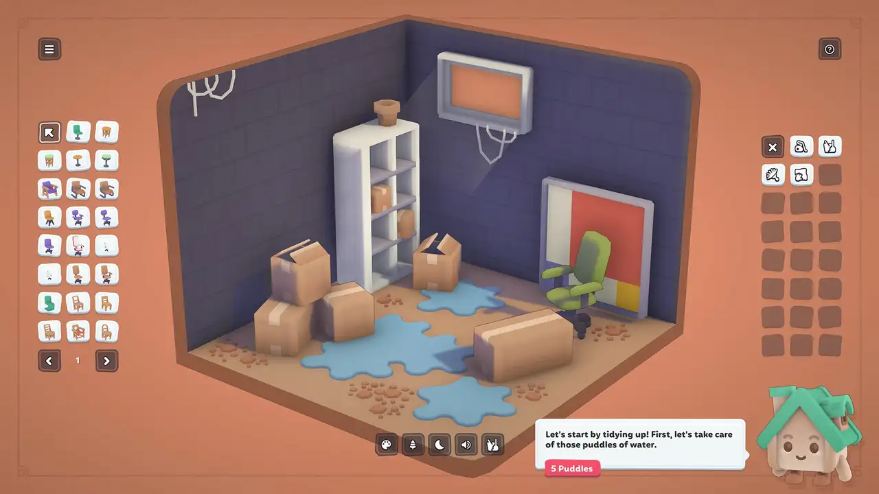 Скриншот игры MakeRoom