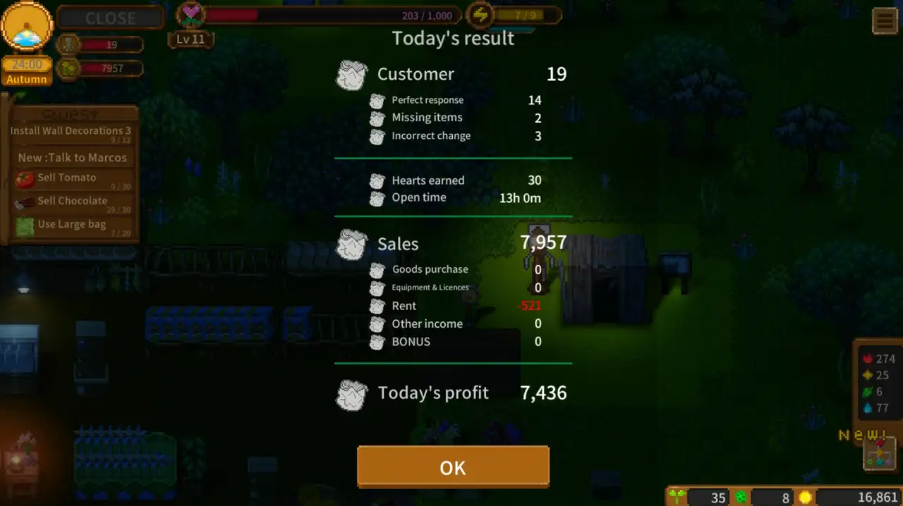 Скриншот игры Sky End Market